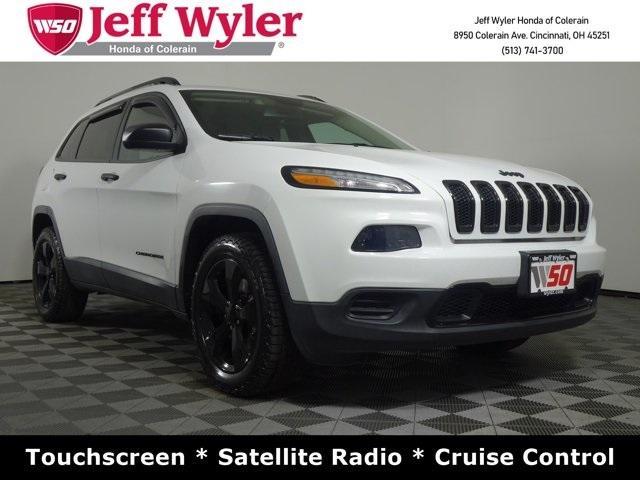 used 2017 Jeep Cherokee car, priced at $16,028