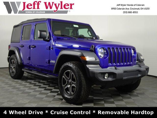 used 2018 Jeep Wrangler Unlimited car, priced at $21,998