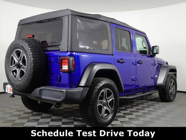 used 2018 Jeep Wrangler Unlimited car, priced at $21,998