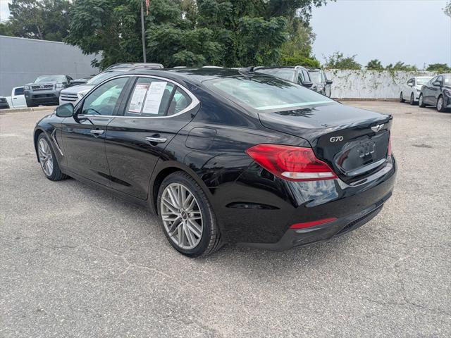 used 2021 Genesis G70 car, priced at $25,068