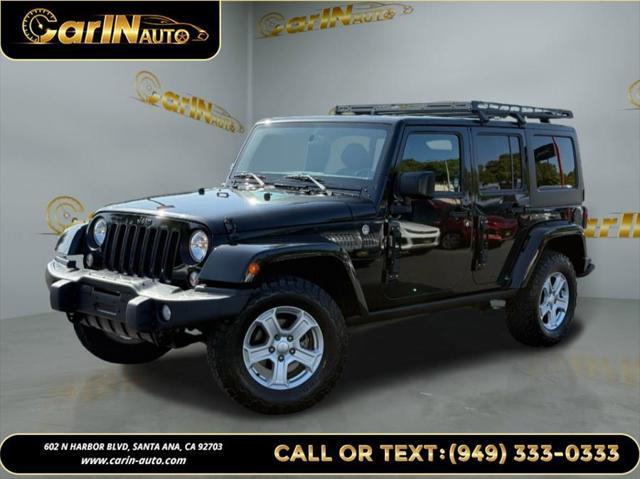 used 2016 Jeep Wrangler Unlimited car, priced at $21,990