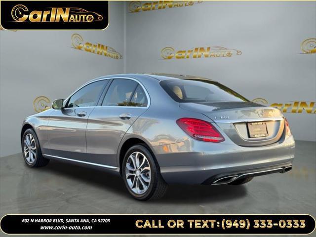used 2015 Mercedes-Benz C-Class car, priced at $13,990