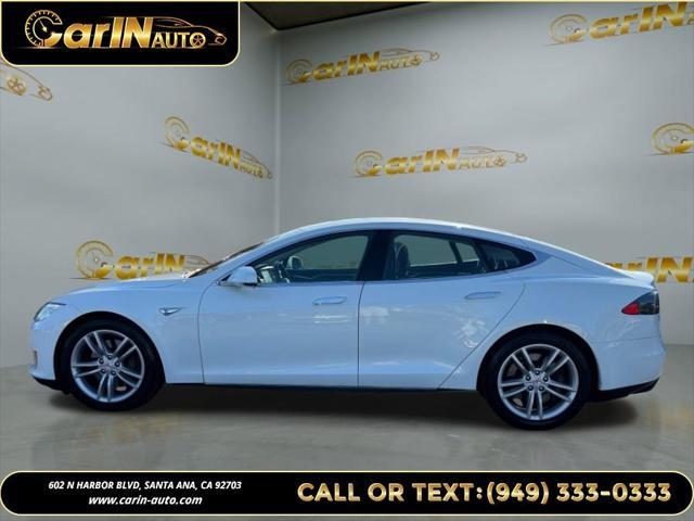 used 2014 Tesla Model S car, priced at $13,990