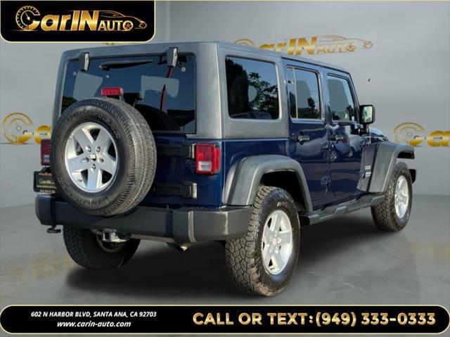 used 2013 Jeep Wrangler Unlimited car, priced at $15,990