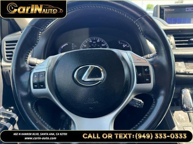 used 2013 Lexus CT 200h car, priced at $12,800