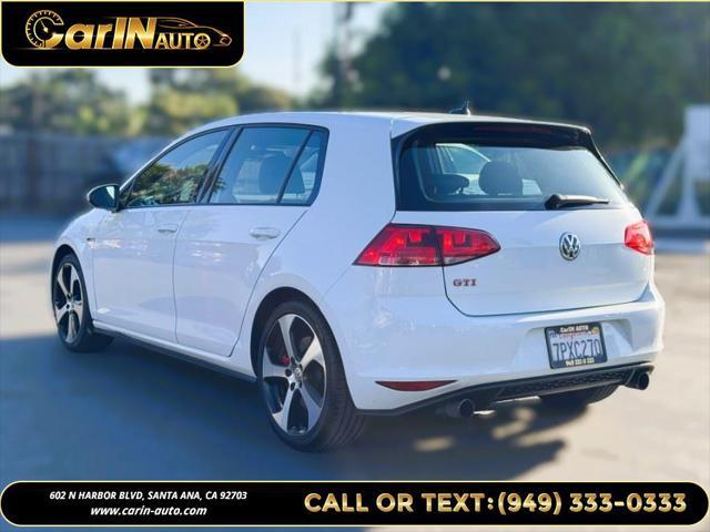 used 2016 Volkswagen Golf GTI car, priced at $13,990