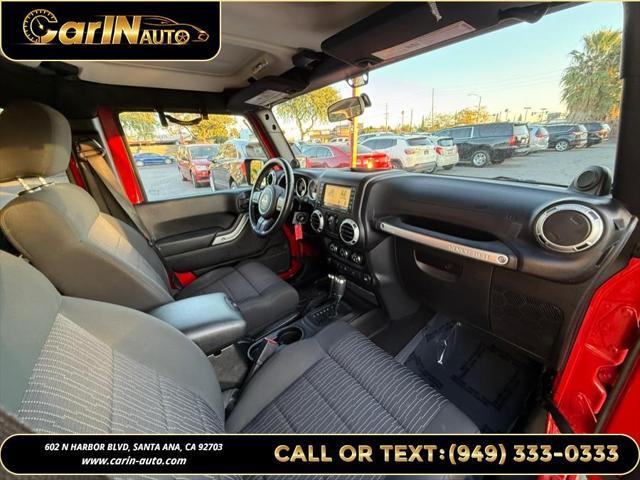 used 2011 Jeep Wrangler Unlimited car, priced at $15,990