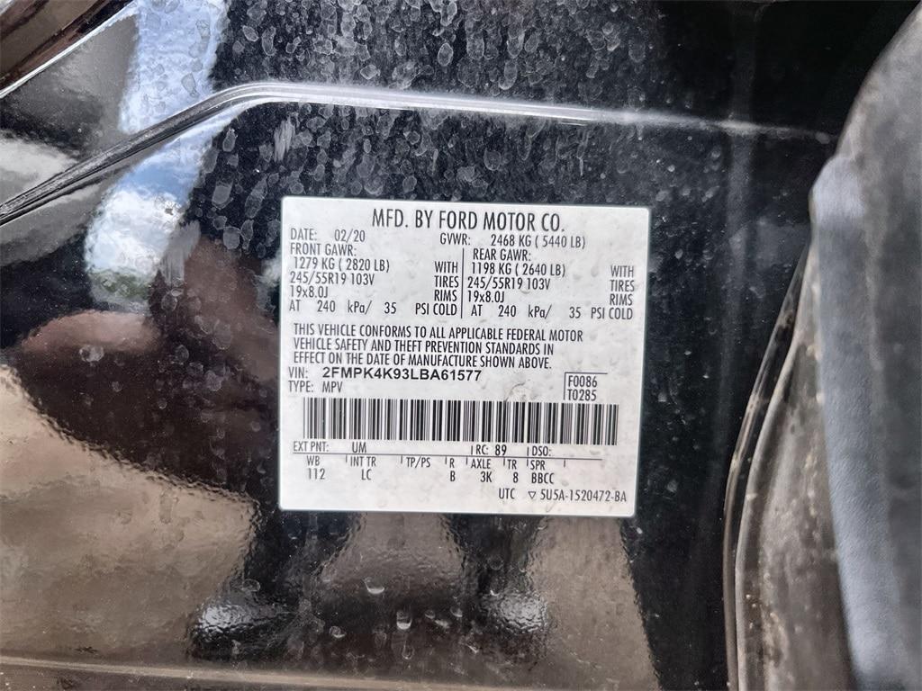 used 2020 Ford Edge car, priced at $19,984
