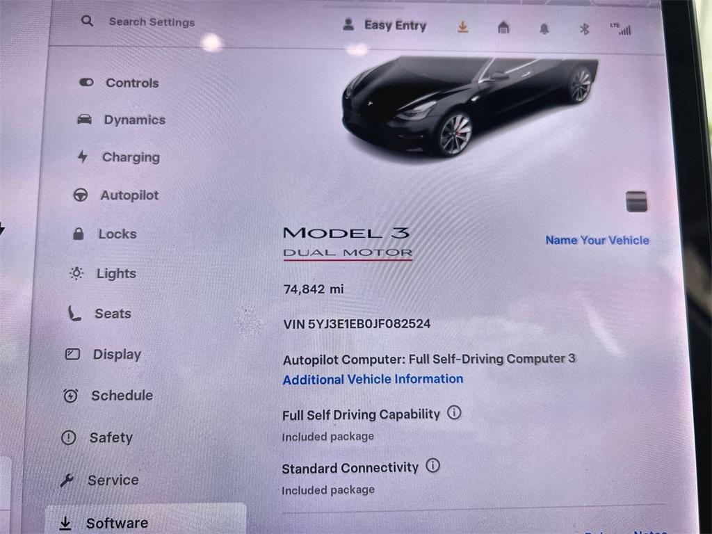 used 2018 Tesla Model 3 car, priced at $23,783