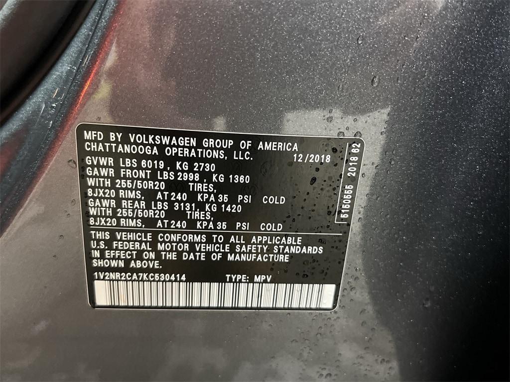 used 2019 Volkswagen Atlas car, priced at $21,682