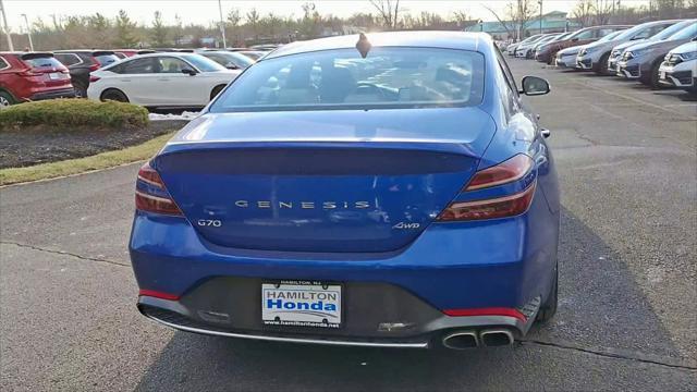 used 2022 Genesis G70 car, priced at $21,498