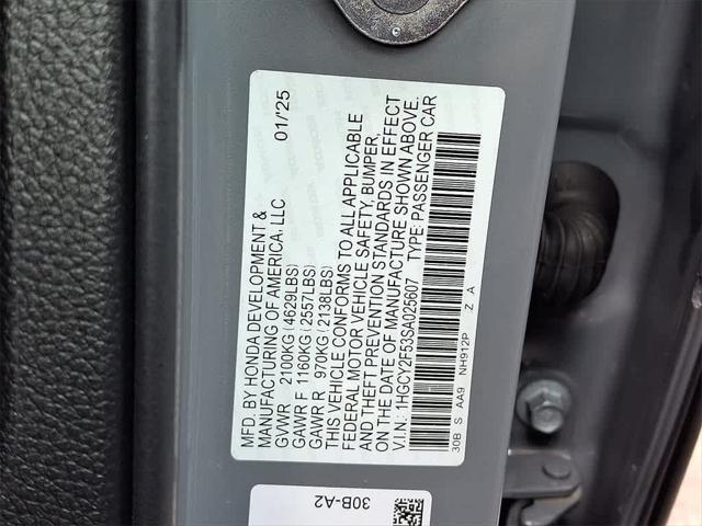 new 2025 Honda Accord Hybrid car, priced at $35,260