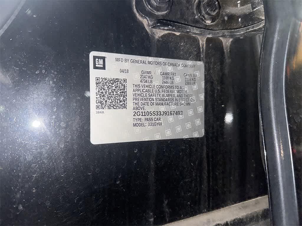 used 2018 Chevrolet Impala car, priced at $11,398