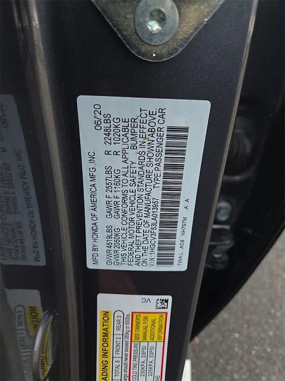 used 2020 Honda Accord Hybrid car, priced at $25,680