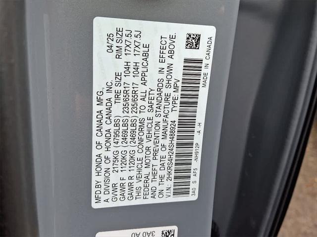new 2025 Honda CR-V car, priced at $33,450