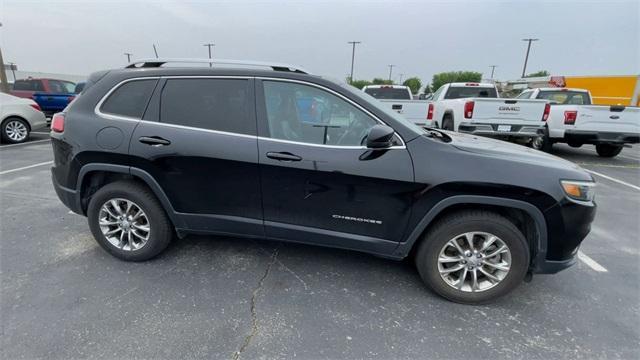 used 2021 Jeep Cherokee car, priced at $21,981