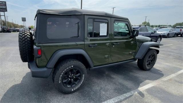 used 2021 Jeep Wrangler Unlimited car, priced at $28,990