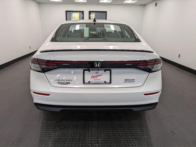 used 2023 Honda Accord Hybrid car, priced at $28,347