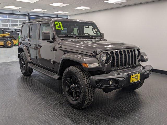 used 2021 Jeep Wrangler Unlimited car, priced at $33,992