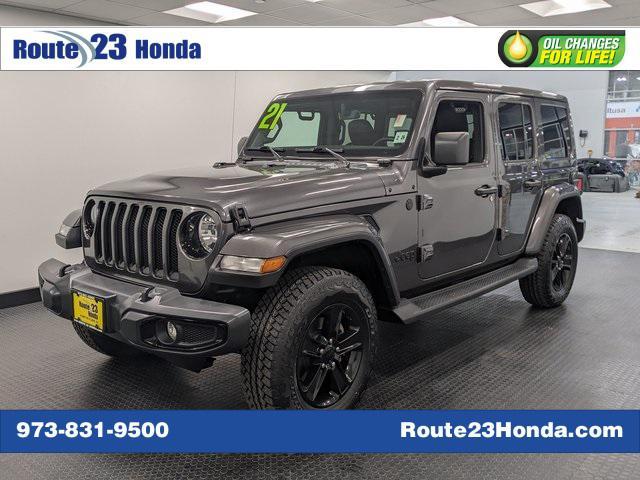 used 2021 Jeep Wrangler Unlimited car, priced at $33,992