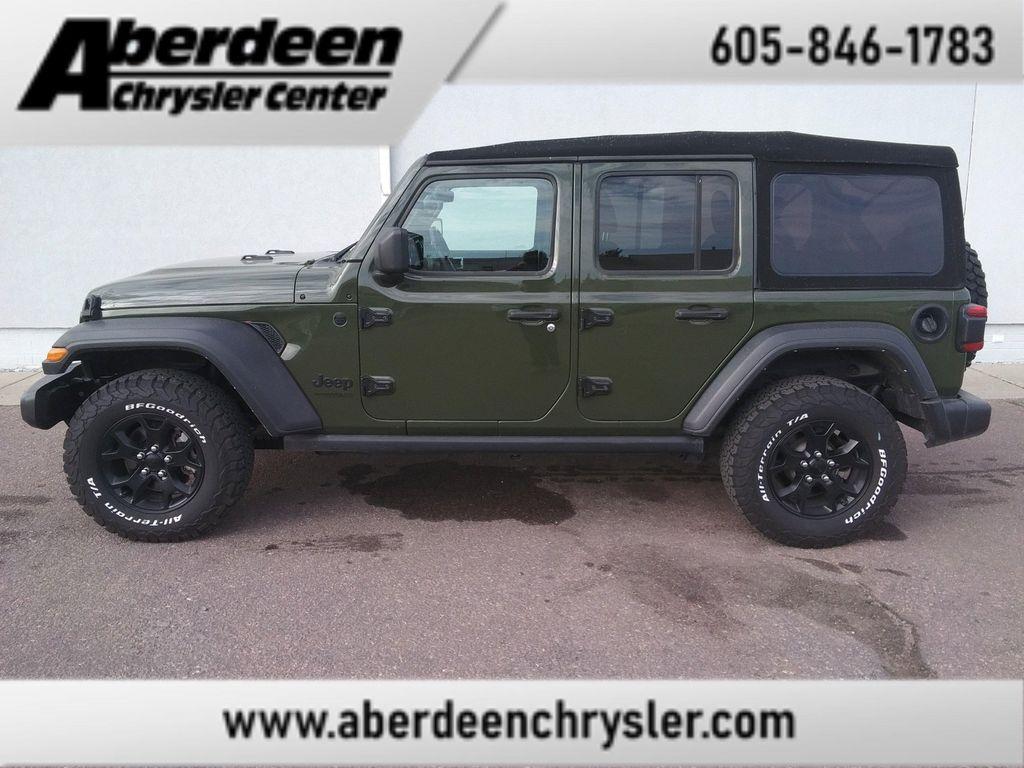 used 2021 Jeep Wrangler car, priced at $27,975