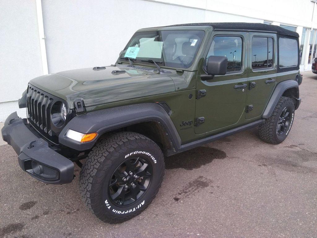 used 2021 Jeep Wrangler car, priced at $27,975