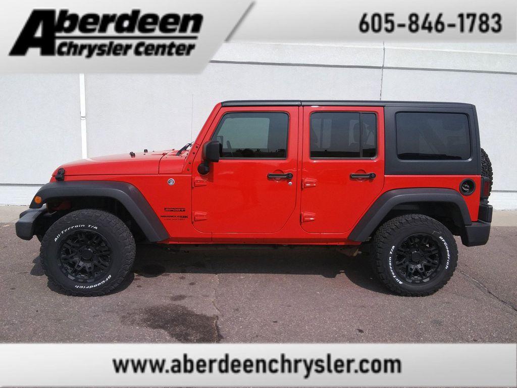 used 2018 Jeep Wrangler JK Unlimited car, priced at $24,975
