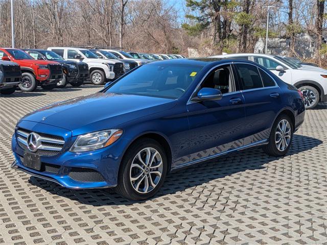used 2018 Mercedes-Benz C-Class car, priced at $17,300