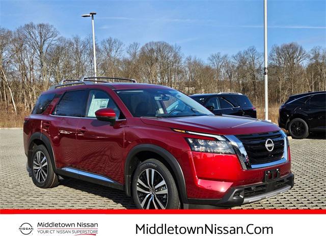 new 2025 Nissan Pathfinder car, priced at $55,080