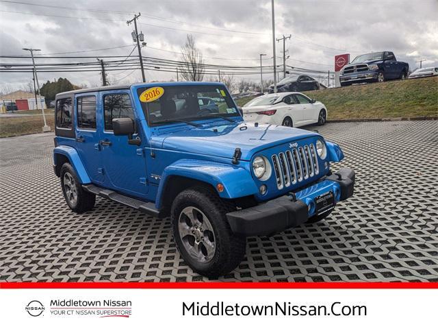 used 2016 Jeep Wrangler Unlimited car, priced at $18,000