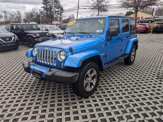 used 2016 Jeep Wrangler Unlimited car, priced at $18,000