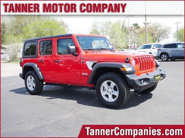 used 2021 Jeep Wrangler Unlimited car, priced at $30,894