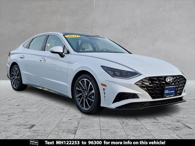 used 2021 Hyundai Sonata car, priced at $21,797