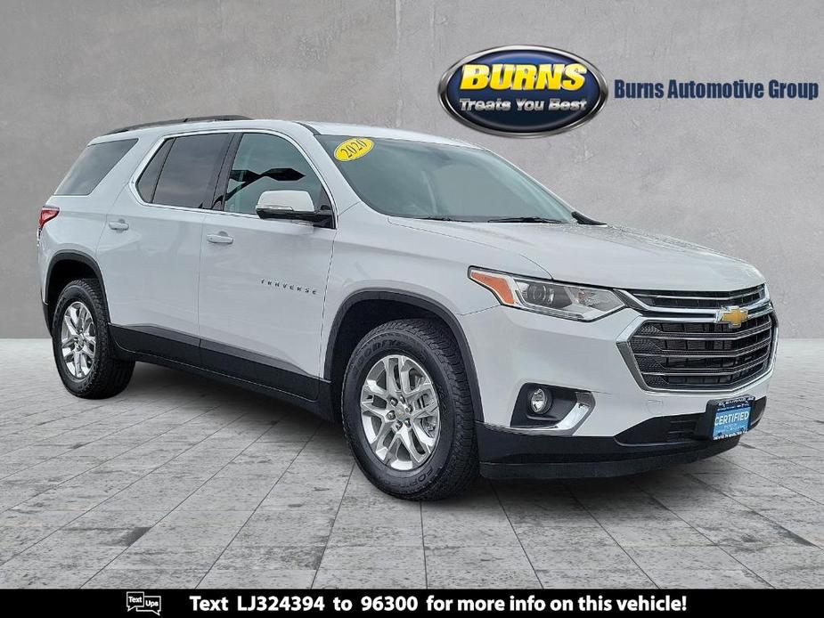 used 2020 Chevrolet Traverse car, priced at $27,997