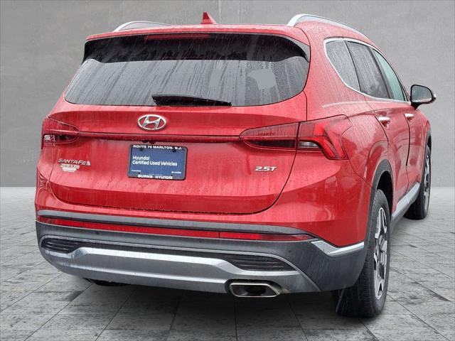 used 2021 Hyundai Santa Fe car, priced at $24,997