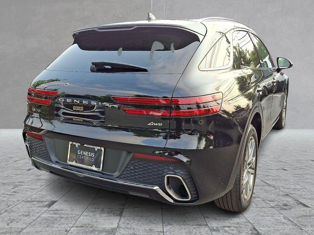 used 2024 Genesis GV70 car, priced at $44,997