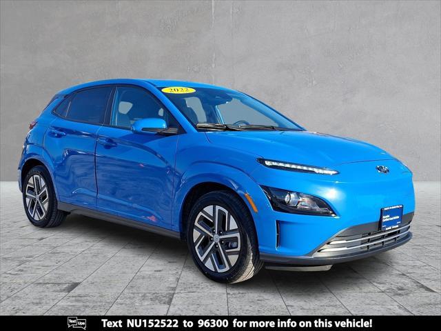 used 2022 Hyundai Kona EV car, priced at $17,997