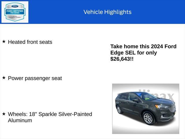 used 2024 Ford Edge car, priced at $26,643