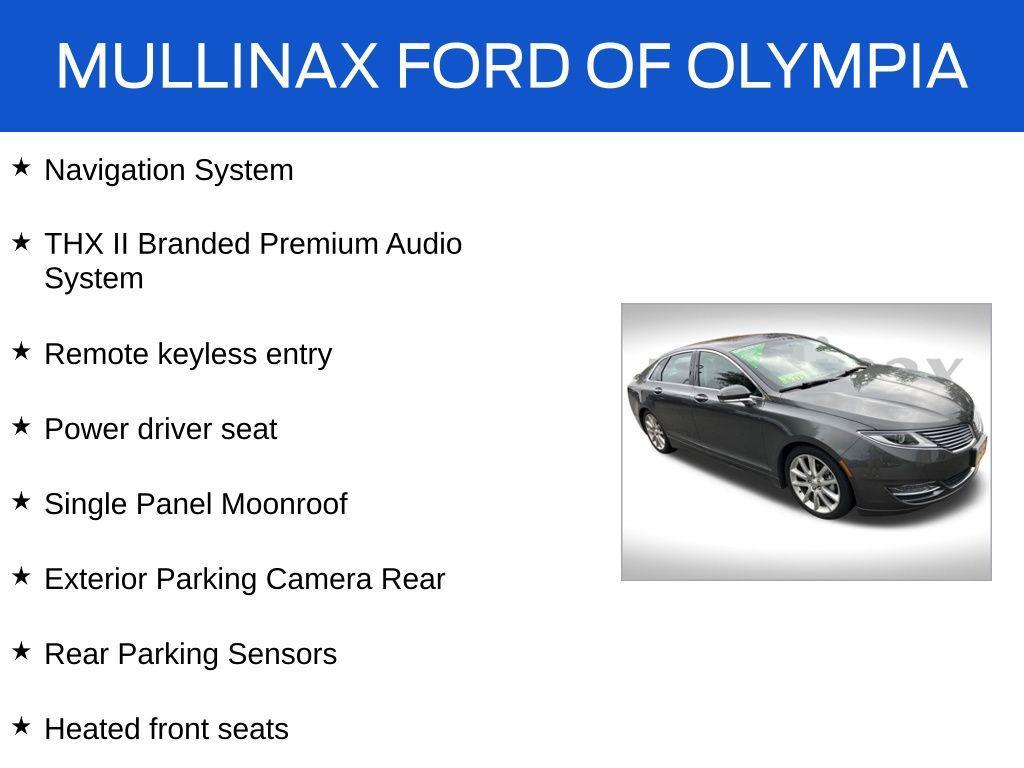 used 2015 Lincoln MKZ Hybrid car, priced at $15,763