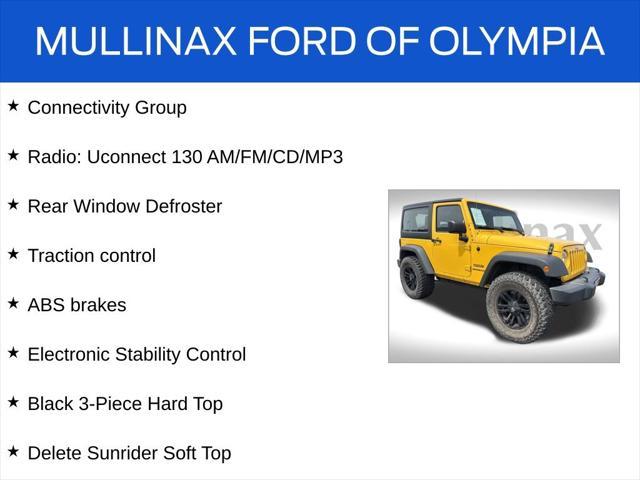 used 2015 Jeep Wrangler car, priced at $19,863