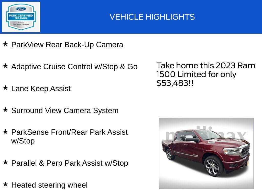 used 2023 Ram 1500 car, priced at $53,483