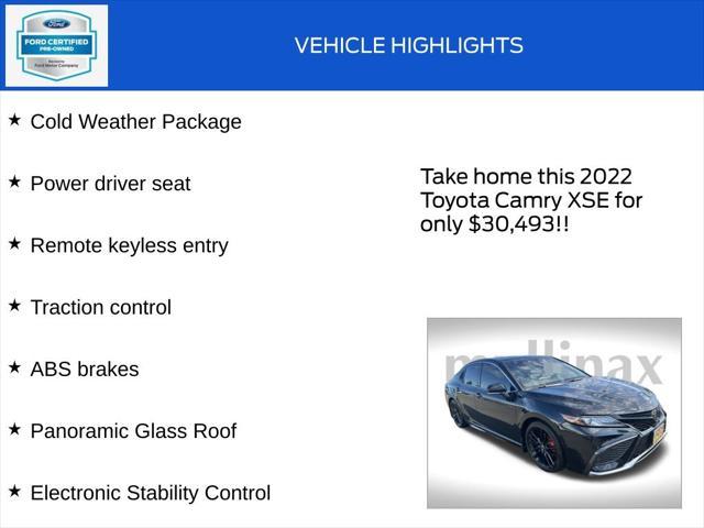 used 2022 Toyota Camry car, priced at $30,493