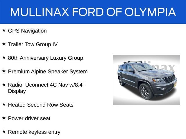 used 2021 Jeep Grand Cherokee car, priced at $26,703