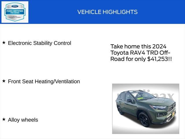 used 2024 Toyota RAV4 car, priced at $41,253