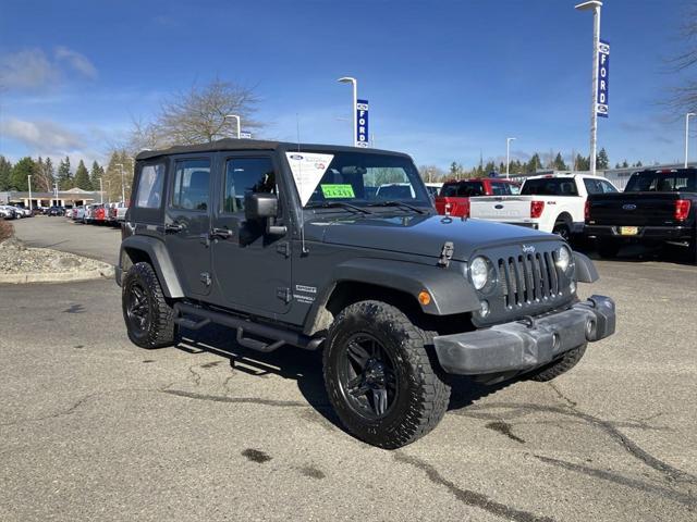 used 2017 Jeep Wrangler Unlimited car, priced at $23,783
