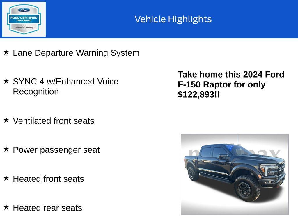 used 2024 Ford F-150 car, priced at $122,893