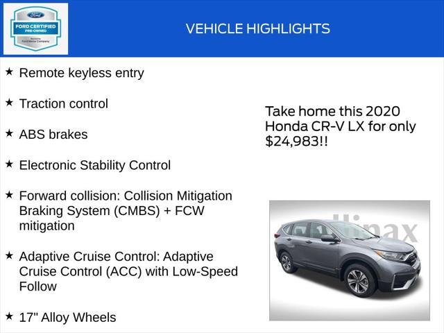 used 2020 Honda CR-V car, priced at $24,983