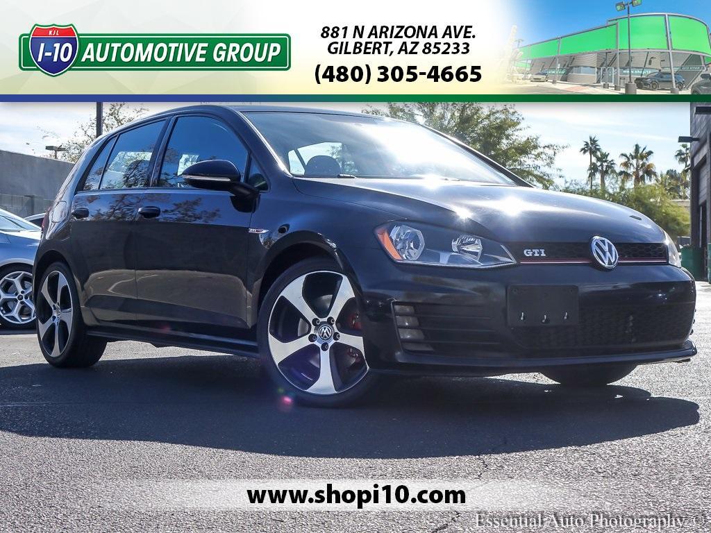 used 2017 Volkswagen Golf GTI car, priced at $19,496