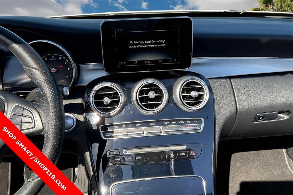 used 2017 Mercedes-Benz C-Class car, priced at $23,696