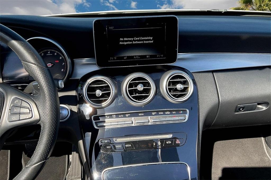 used 2017 Mercedes-Benz C-Class car, priced at $23,796